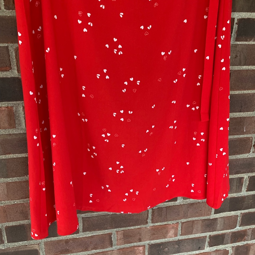 NWT Nordstrom Abound Heart printed midi skirt - Picture 4 of 8